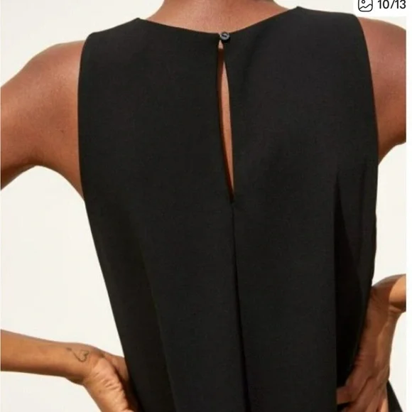 Zara Women’s “little black dress” A-line Swing Dress - Medium - Picture 4 of 11